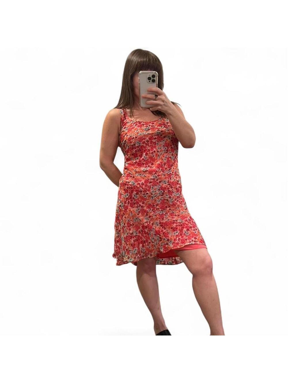 Vintage Y2K Floral Slip Dress